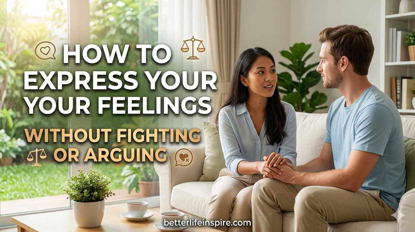 How To Express Your Feelings Without Fighting