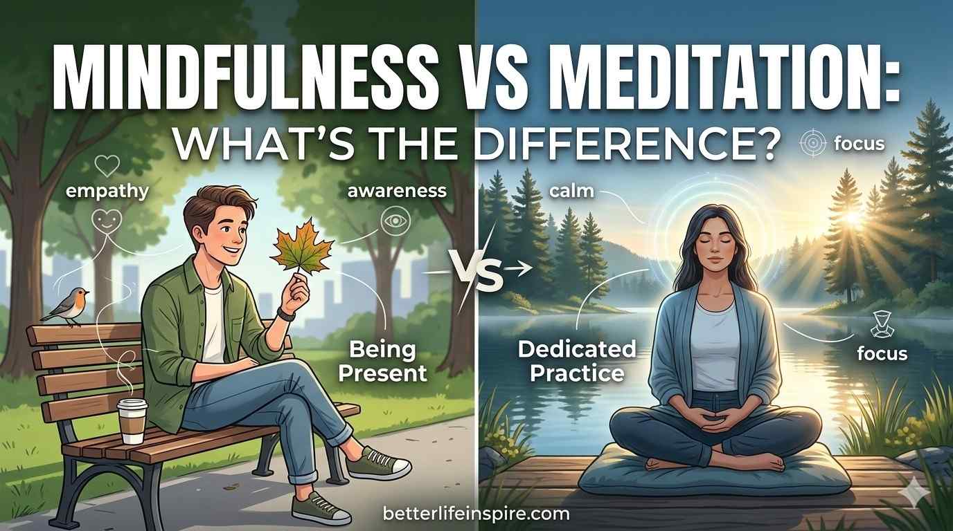 Mindfulness Vs Meditation